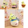 Disney Toy Story Alien Plush Doll Pendant Doughnut Hamburger Keychain Kid Gift
