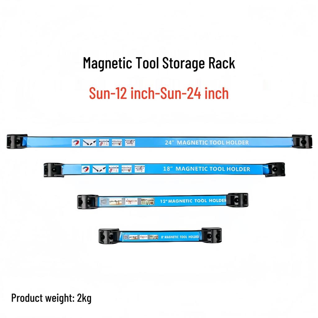 Magnetic Tool & Cutlery Holder - Strong Magnetic Rack for Kitchenware & Hardware Storage