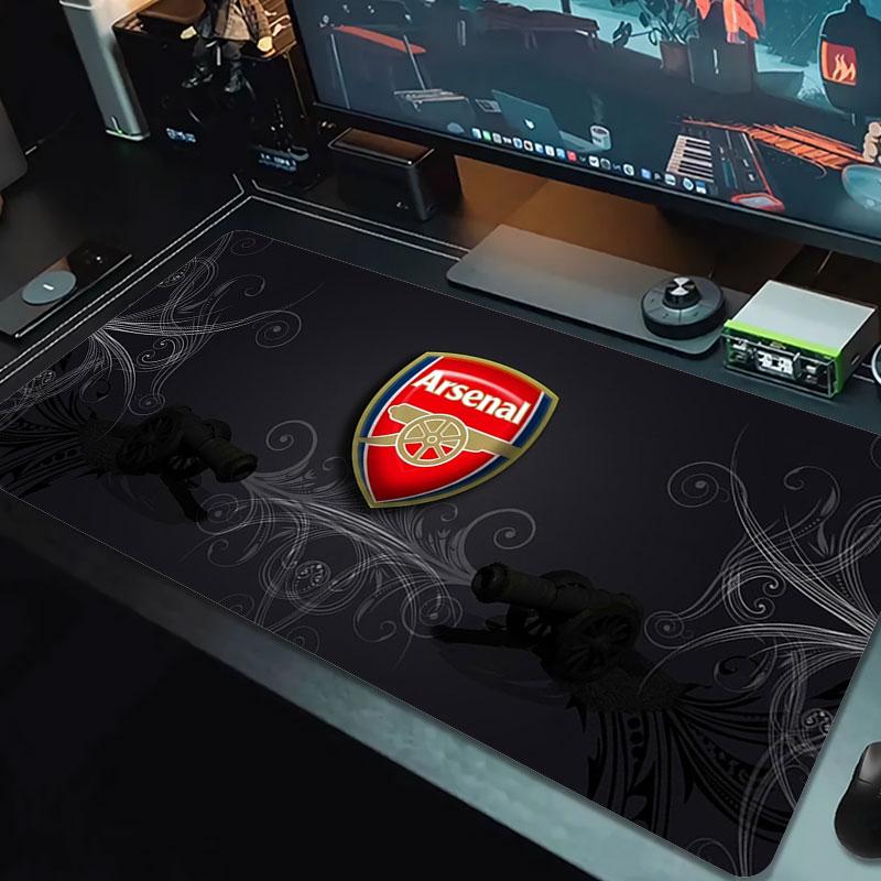 Arsenal F Large Size Mouse Pad Large Gaming Table Cushion Non-slip Laptop Tablet Big Mousepad XXL Mat Mini PC Playmat With Lock Edge
