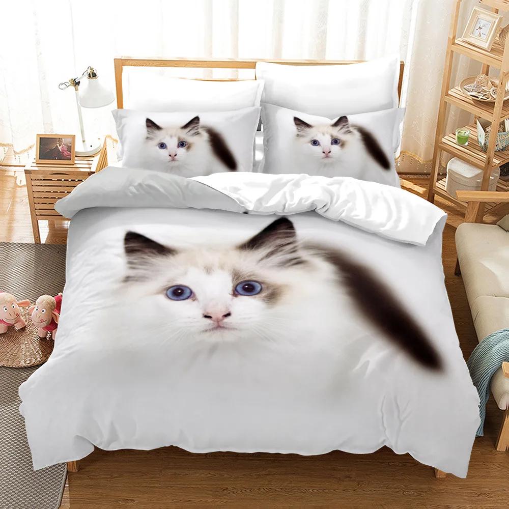 Comforter Kids Cartoon Bedding 3D Print Lovely Pet Dog Home Textile Comforter Bedding Sets S Softness Comfort Hot