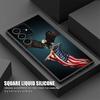 American USA Flag Five-pointed Star S25 Ultra Case For Samsung Galaxy S25 S24 S23 S20 S21 FE S22 Ultra S10 Plus Soft Phone Cover