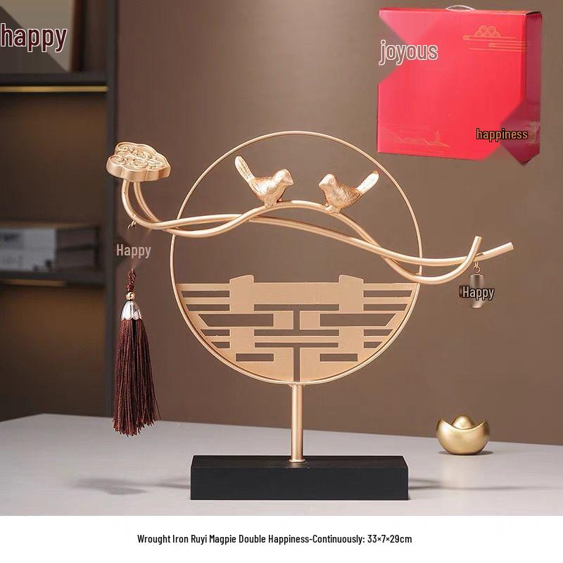 Double Happiness Honeymoon & Wedding Decor for Living Room or Bedroom