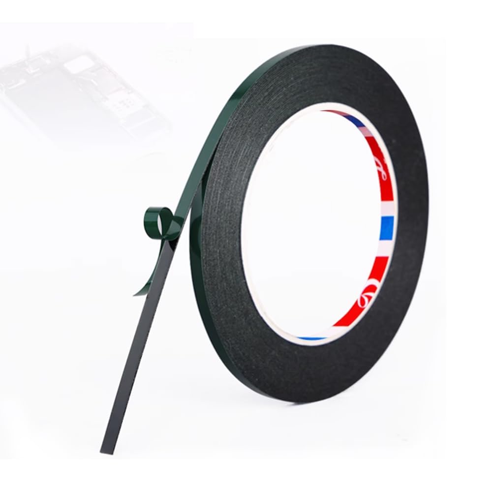 Double Sided Adhesive Tape Black Foam Tape for Cell Phone Repair LCD Curved Screen Dust Proof 0.5mm Thick (3mm*10M)