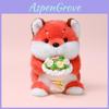 Kara Fox Cat Plush Toy With Flower Holder For Kids Room Decor And Giftgiving