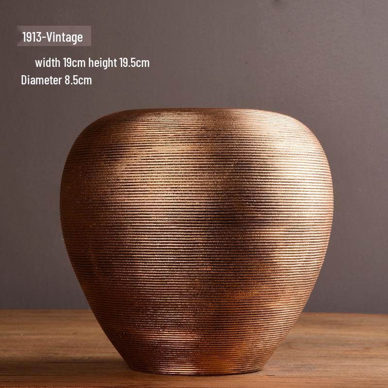 

Скандинавская керамическая ваза ручной работы – Креативное украшение для рабочего стола в гостиной