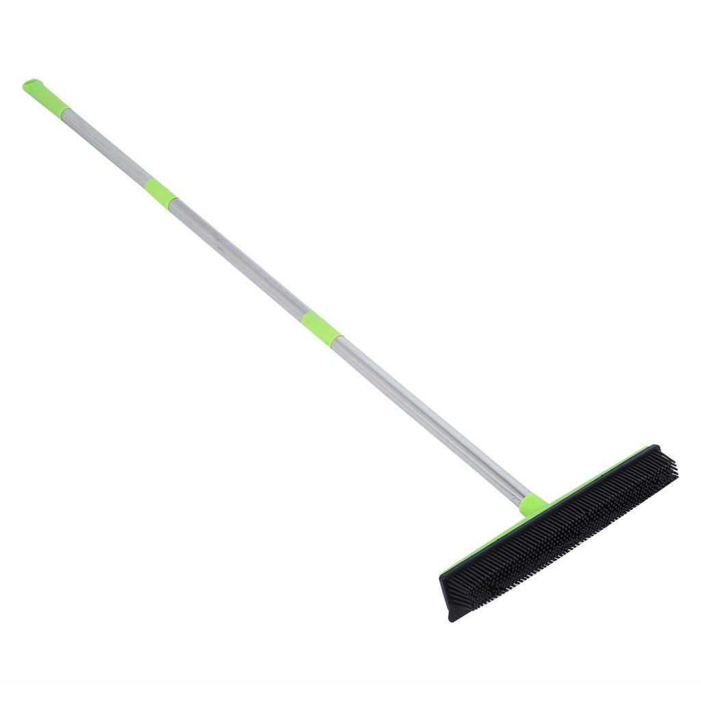 Multifunction Telescopic Floor Carpet Broom Pet Hair Dust Removal Cleaner Sweeper Cleaning ToolsGreen