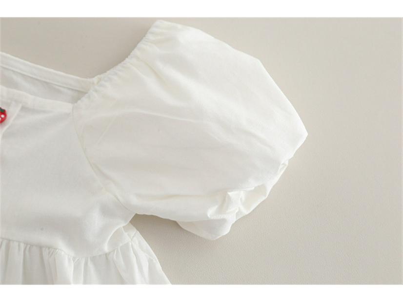 2025 New Korean Style: Puff Sleeve Floral Top & Shorts Summer Two-Piece Set for Baby Girls