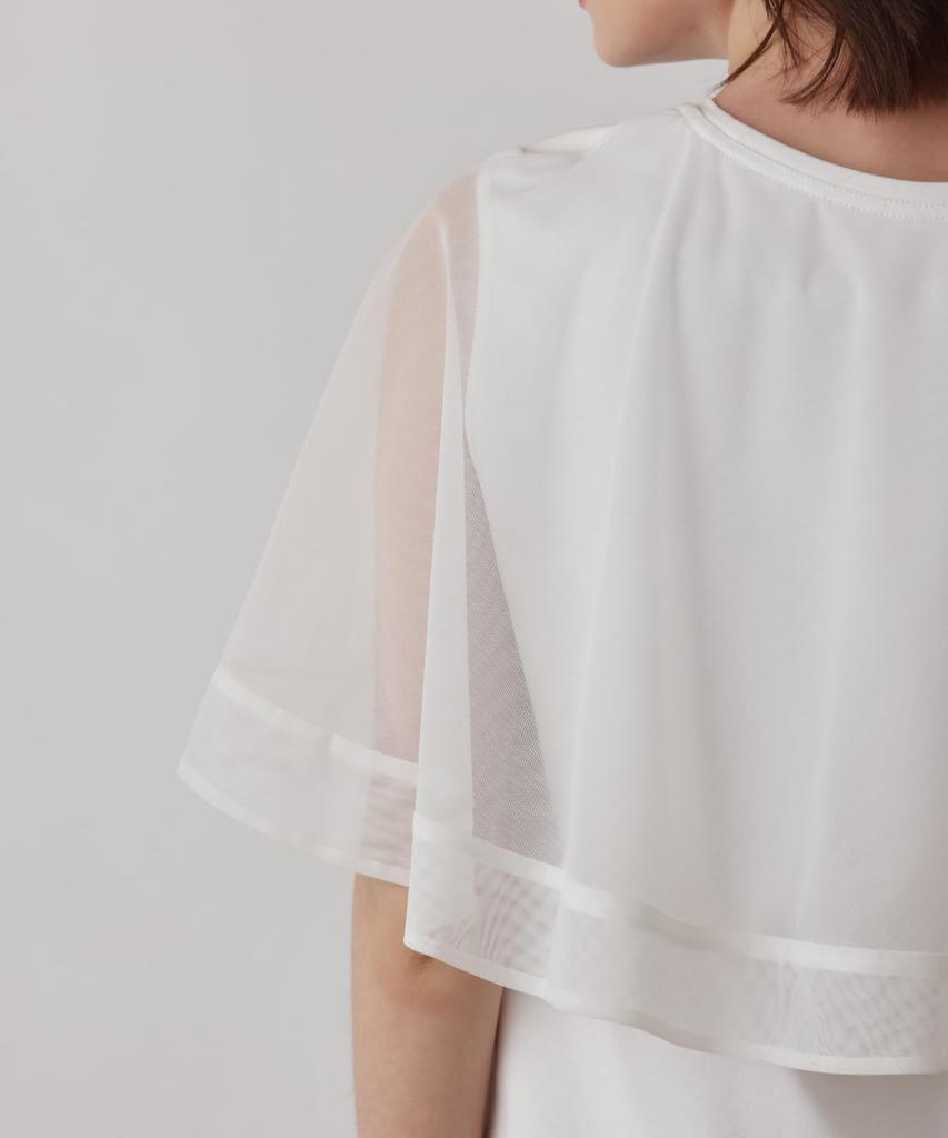 Grace Continental Modern 25SS Sheer Cut Top for Women