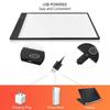 New A4 Ultra-thin Portable LED Light Box Tracer USB Power LED Artcraft Tracing Light Pad Light Box For Artists,Drawing Sketching