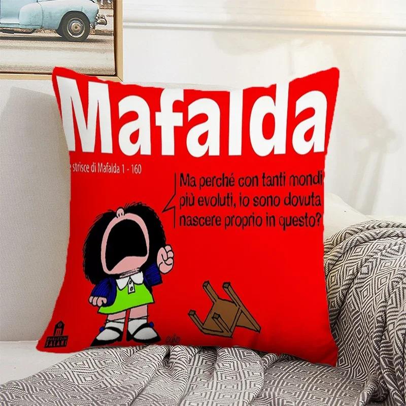 Sofa Cushions Mafaldas Sleeping Pillows Throw Pillow Covers Decorative Cushion Cover 45x45cm Pillowcase Fall Decor 45x45 Body