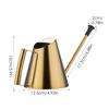 Garden Watering Can 900ML Stainless Steel Plant Watering Can Plant Waterer Golden Plant Watering Watering Devices For Indoors