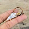 Abalone Muschel Rohanhänger Elektroformed Kupfer Anhänger Brandneuer Anhänger Elektroformed Schmuck Handgemacht Echt Edelstein Anhänger Geschenk für Mama