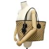 Used 9539 Jolly Tote 211971 7924 Patent Enamel Black GG Canvas Beige Unisex from Japan AUTHENTIC