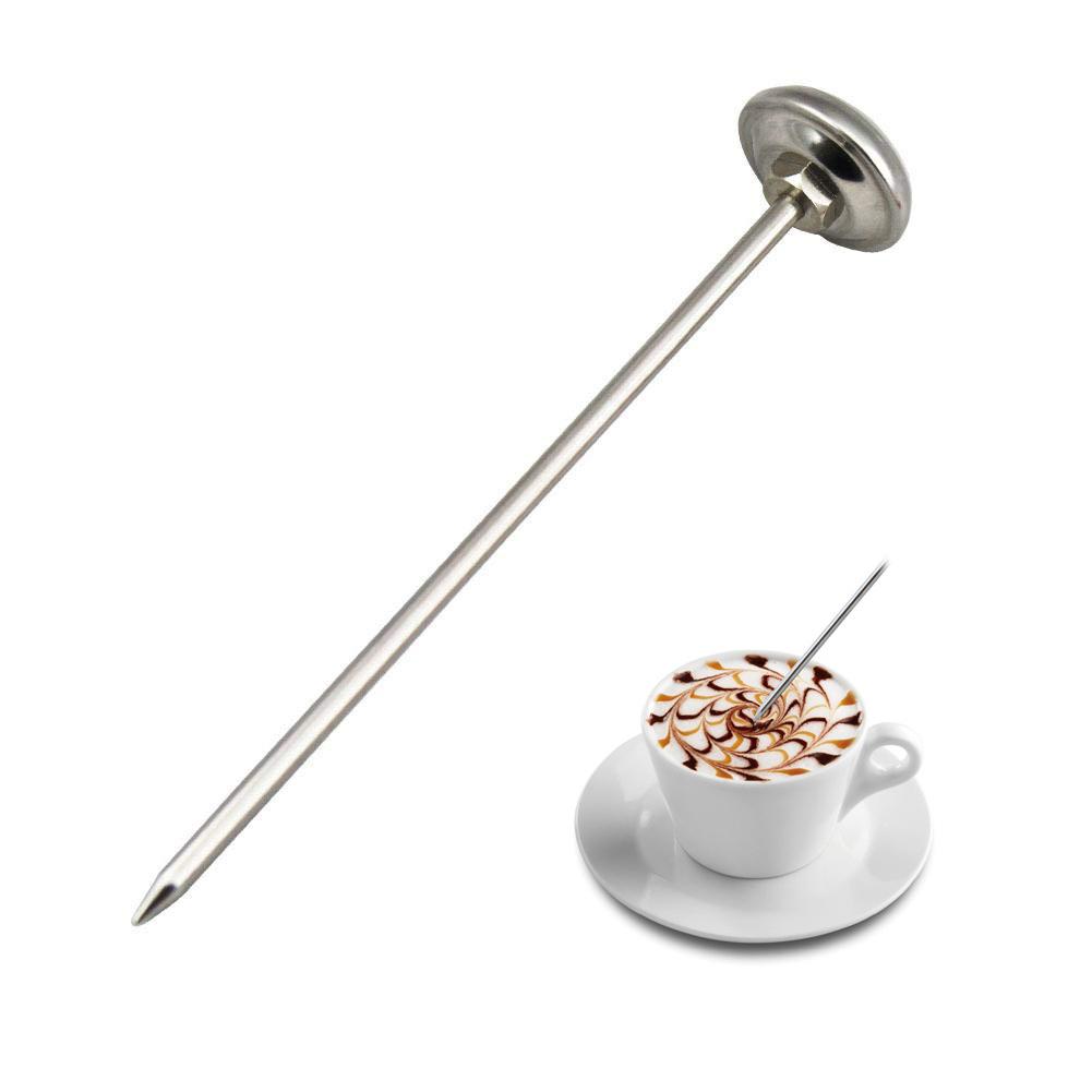 Food Grade Stainless Steel Coffee Milk Thermometer Dial Display 0 100 Celsius  Range Kitchen 127mm Temperature
