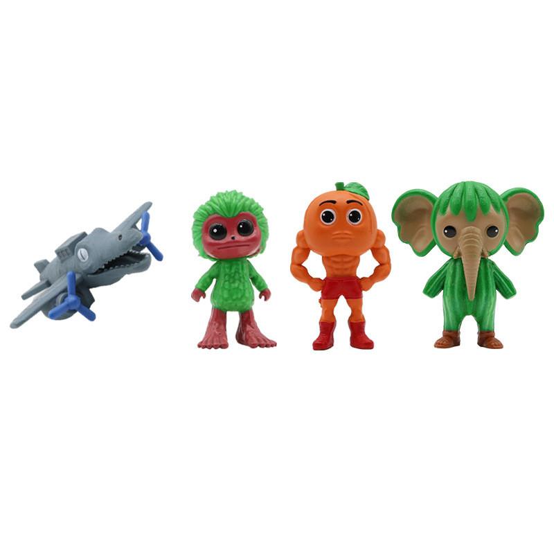 Tungtungtungsahur Wearing Shoes Sharks Bananas Monkeys Animals Desktop Ornaments