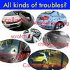 Portable Universal 12V Vehicle Burglar Alarm Security Protection Auto Car Alarm System  & 2 Remote Control Auto Burglar