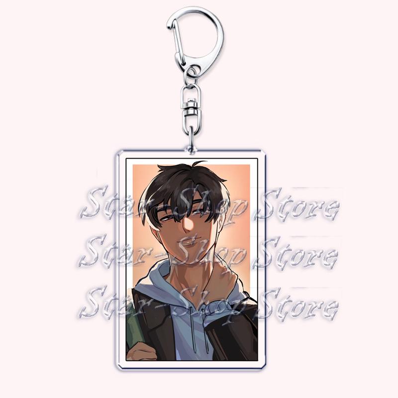 Cute Alien Stage Roommates Chibis Keychains for Womens Accessories Bag Luka Ivan Till Mizi Hyuna Sua Keyrings Jewelry Fans Gifts