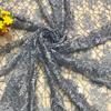 1yard Embroidered Mesh Fabric Cheongsam Dress Costume Dance Wear DIY Sewing Lace Fabric French Design 3D Embroidery Cloth