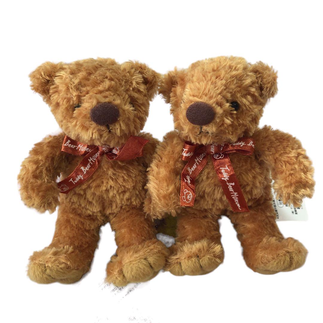 

[USED] Teddy bear with tag, Teddy Bear Museum, Nasu, pair