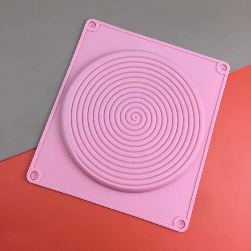 

Ice Mosquito Repellent Incense Shaped Silicone Cake Mold Spiral Threaded Mousse Decorative Mould DIY Baking Tools