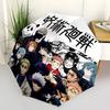 1pc Jujutsu Kaisen Automatic Folding Umbrella Portable 3-Fold Design with Iron Frame, Perfect for Outdoor Use, Festive Gifts, Travel, Daily Use, Suita
