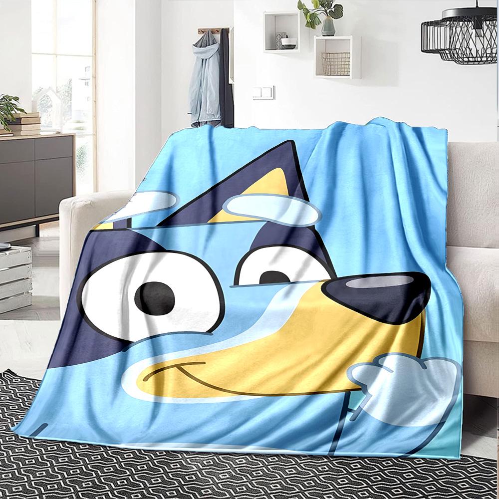 1 Stück B-Blucy Decke, Geschenk, für Männer und Frauen, Weiche Decke, Gut für Schlafsofa Couch Reisen, Leichte Flanelldecke