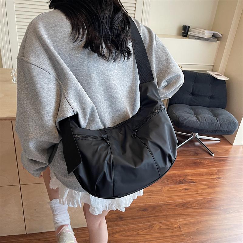 Fashion Casual Versatile Large Capacity Crossbody Bag Women's Sports Wind Waterproof Outdoor Cycling Tooling Bag Men's