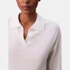 Calvin Klein Casual Loose Soft Solid Color Long Sleeve Polo Shirt Women tops 44D396G-YAC