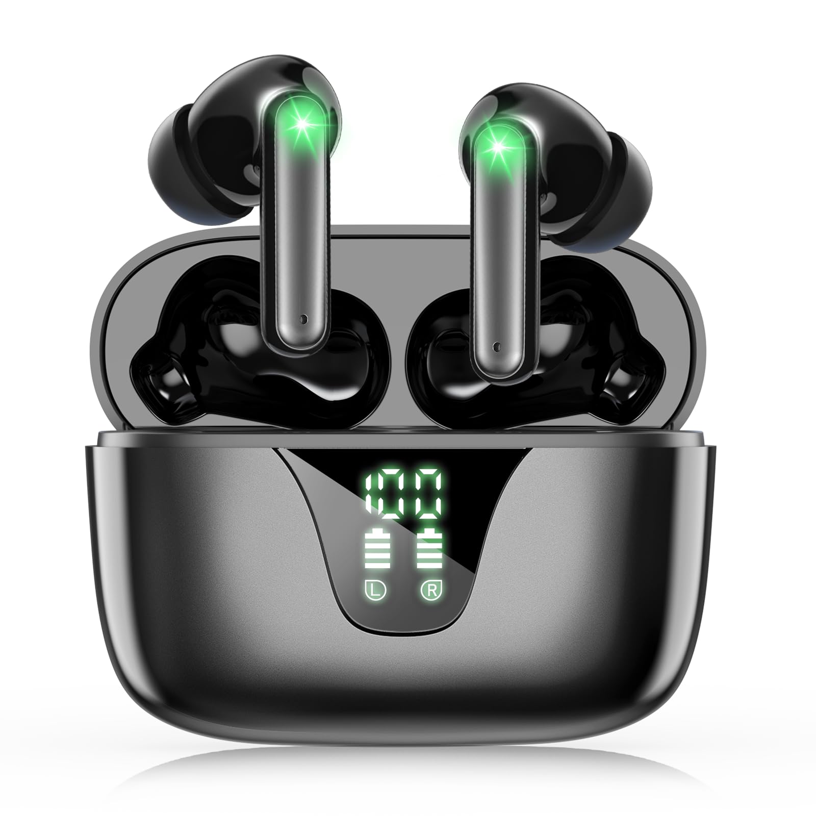 

[2024 First Sale Wireless Earphones] Earphones Bluetooth Earphones Bluetooth Earphones Equipped with Bluetooth 5.3+EDR Carna Type Automatic Pairing