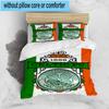 3pcs Cel-tic Football Club Crest Printed Bedding Set Duvet Cover Closure Includes 1 Duvet Cover & 2 Pillowcases Bedding Sets Home Decor Gifts