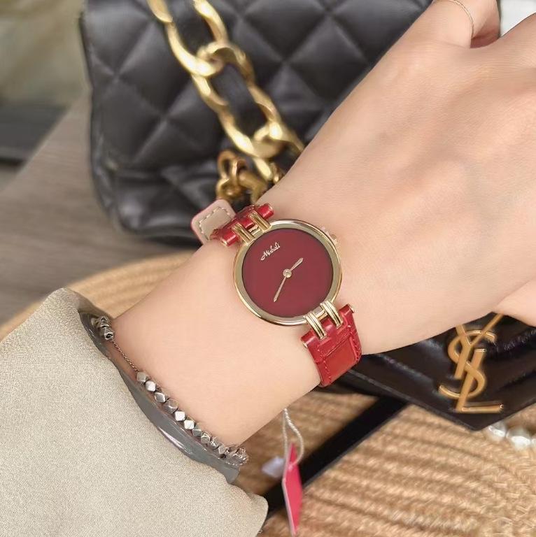 Watch Gold Angola Red Ladies Square Ladies Niche Light Luxury Retro Women'S Watch