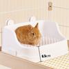 , Accessoires de cage toilette pour animaux de compagnie, Bac à fermeture à clip,