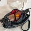 Chic Leather Hobo Bag with Detachable Strap & Tassel Versatile Large Capacity Handbag for Women Leisure Fashion Women's Shoulder Bag
