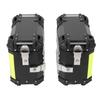Motorcycle Side Box Aluminum Alloy 28L Hard Side Saddlebag Box with   Lock and Handle Replacement For