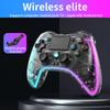 Transparenter Kristall Wireless Game Controller Switch /Android /PC/IOS Joystick Gamepad für P4 Konsole Touch-Tasten