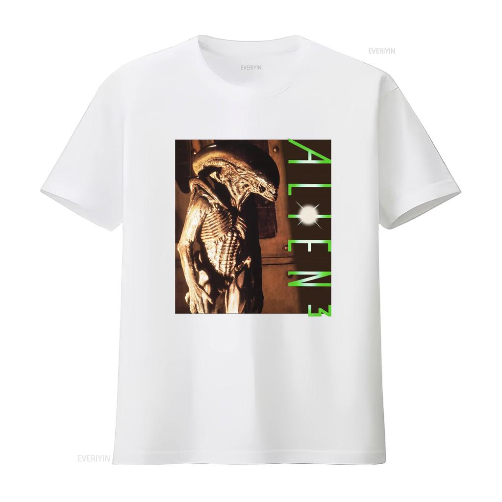 Vintage 90s 1992 ALIEN 3 Rare Design Big Image American Science Fiction Horror Film Movie T Shirt Streetwear Lolife Promo