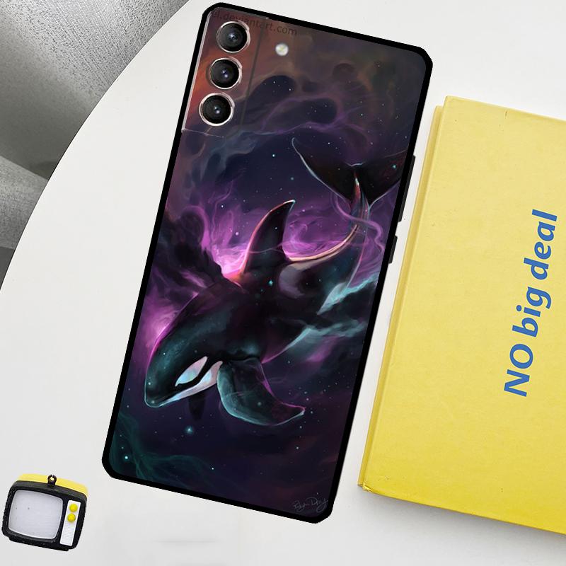 Killer Whale Orca Phone Case For Samsung Galaxy S25 Ultra S21 S22 S23 S24 Ultra S9 S10 S20 Plus S25 FE Cover