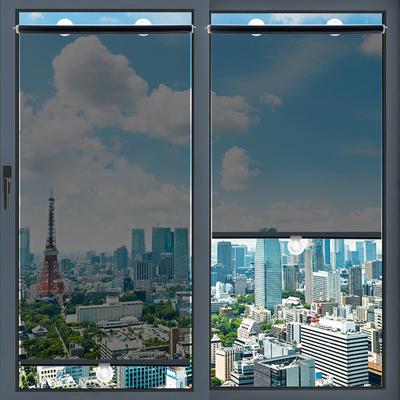 1PC Blackout PET Saugnapf Rollos Fenster Film Vorhang Sonnenschirm Küche Schlafzimmer Nagel-freies