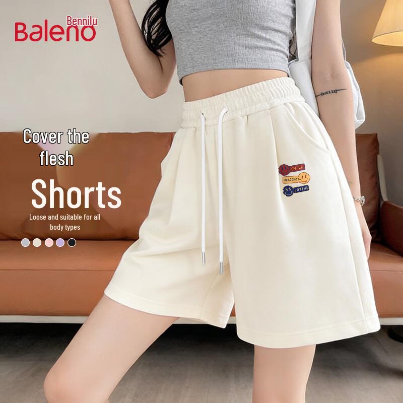 Baleno Women s High-Waist Drawstring Sport Shorts 3XL