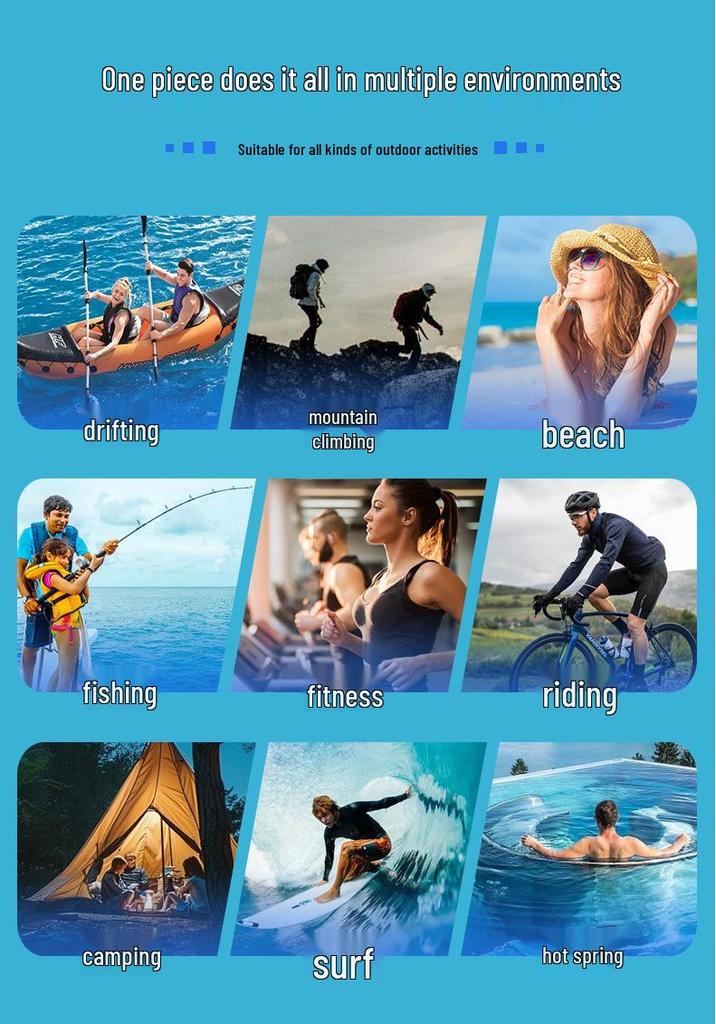 Unisex Waterproof Outdoor Backpack for Swimming, Diving & Beach Storage