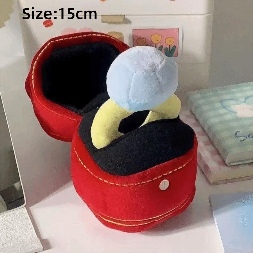 Měkký plyšový zásnubní prsten Plyšový Kreativní design Plyšová hračka Nadrozměrný prsten Plyšový Zásnubní večírek