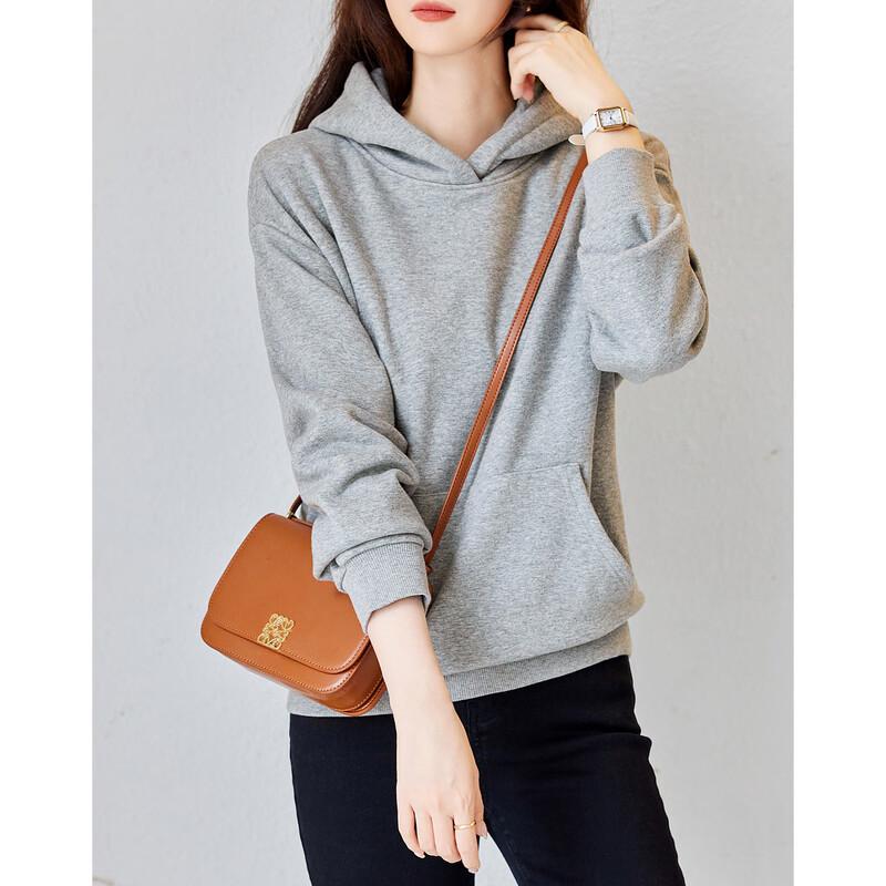 Demana Damen Fleecegefütterter Kapuzenpullover