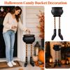 Halloween Witch Legs Candy Dish and Witch Outdoor Front Porch Yard Party Decorations