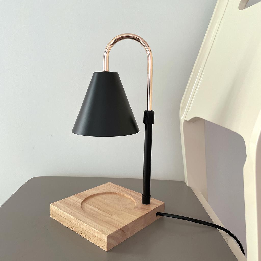 Fragrance Lamp Melting Wax Lamp Fragrance Candle Melting Candle Lamp Bedside Wooden Lifting Rod Small Night Lamp Table Lamp