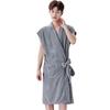 OYIYI Microfiber Soft To the Includes Waist Easy To Put On and Take Large Size Hotel Bath Accessories Men's Bathrobe, Touch, Breathable, Quick-Drying,