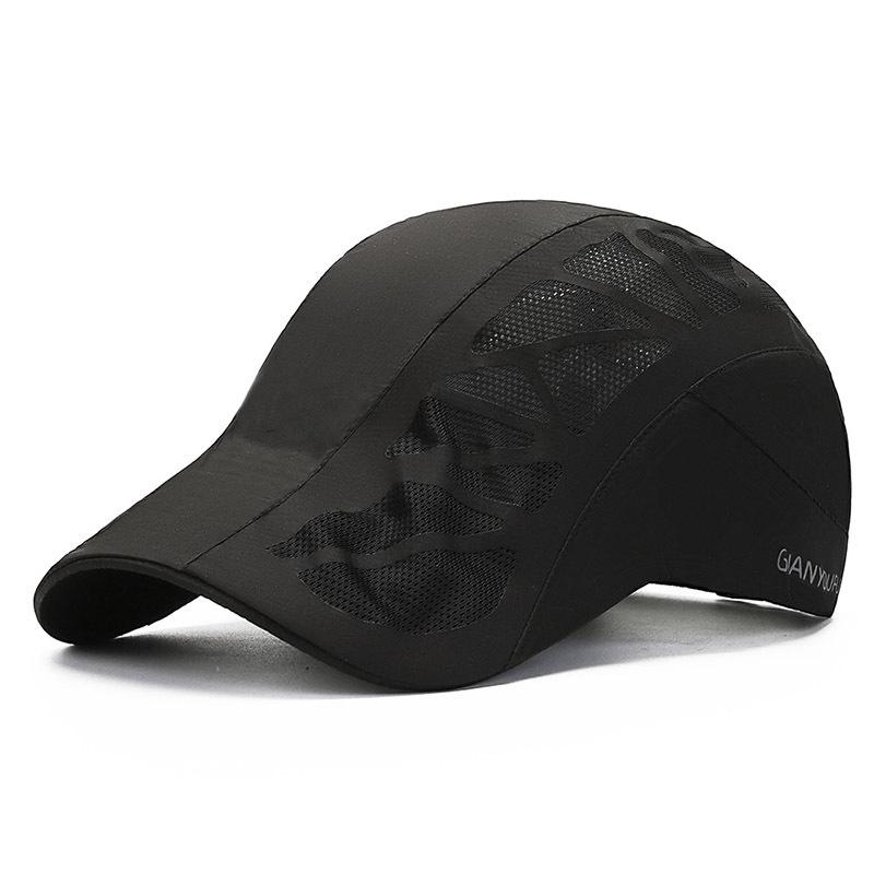 

Мужские козырьки Летние Быстросохнущие Водонепроницаемые Snapback Козырек Женская Шляпа от солнца Печать букв K-pop Мода Дышащая Регулируемая 56-60cm