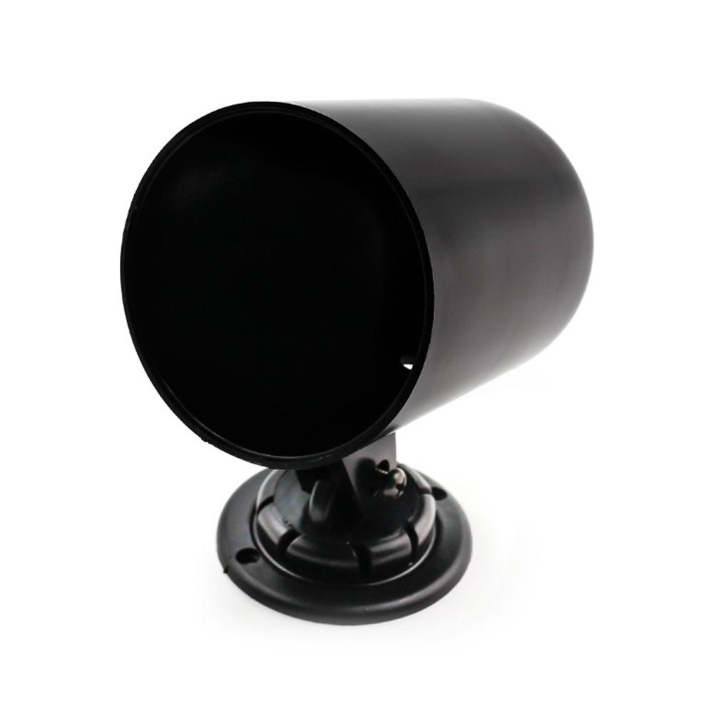 Black Single Instrument Frame Black Easy Installation LED Display Wide Compatibility ABS Car Models Easy Installation Light