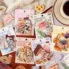 20pcs PET Stickers for Notebooks Phone Stickers Scrapbooking Supplies DIY Junk Journals Decor Stickers