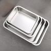 Pet stainless steel extra large cat litter box, heightened cat-proof toilet, splash-proof and easy to clean