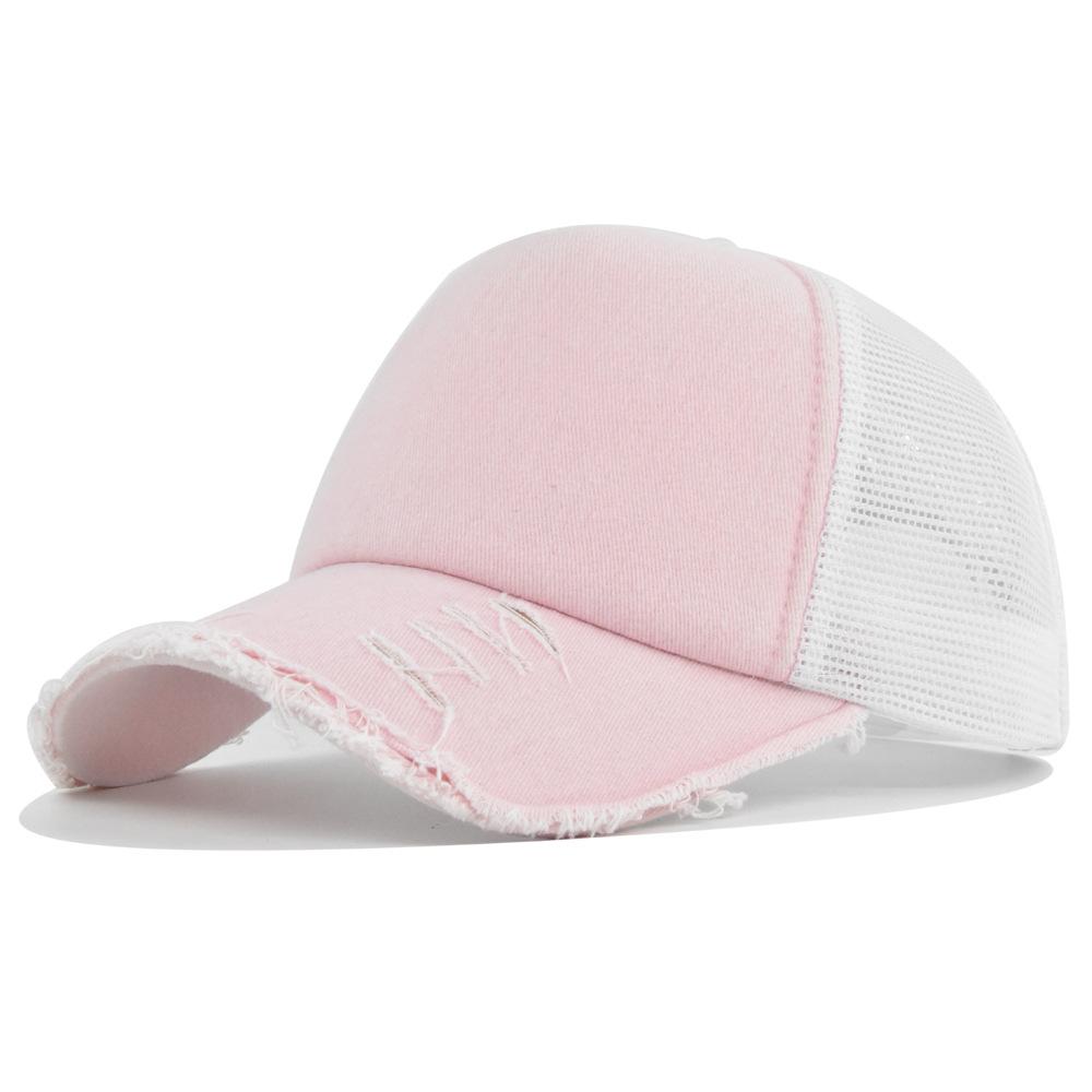 Custom Unisex Washed Retro Cotton Outdoor Sport Printing Logo Trucker Hats Distressed Vintage 6 Panel Blank Plain Baseball Caps